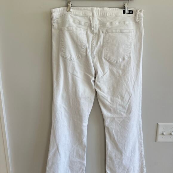 Kut From The Kloth Stella High Rise Fab Ab Flare Jeans White 16 - Picture 10 of 12